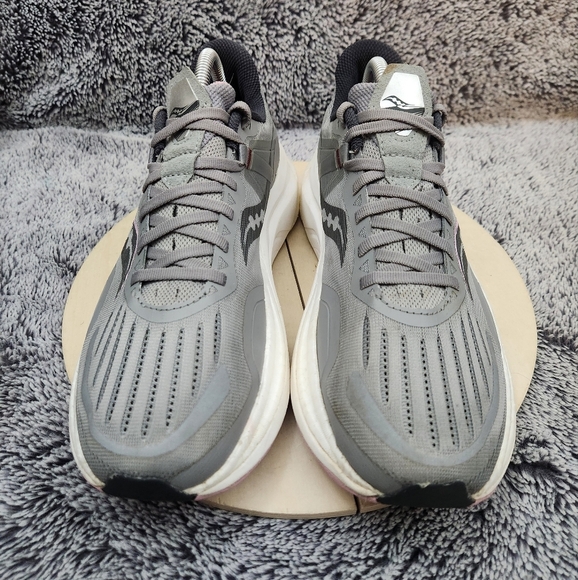 Saucony Tempus Gray Running Shoes Sneakers Women's Size 10.5 - Picture 3 of 9